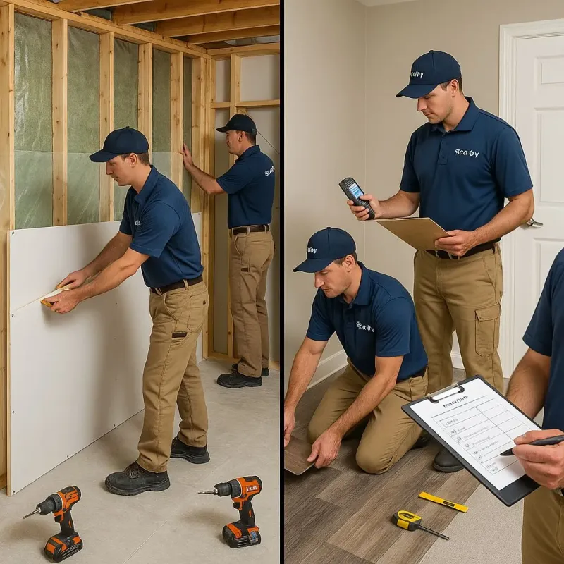 Repairs and Reconstruction process in Johnstown, NY